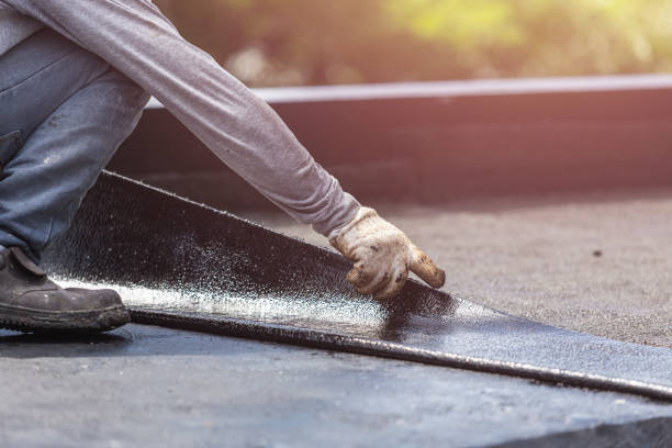 Professional Waterproofing technician working in Mooresville, IN